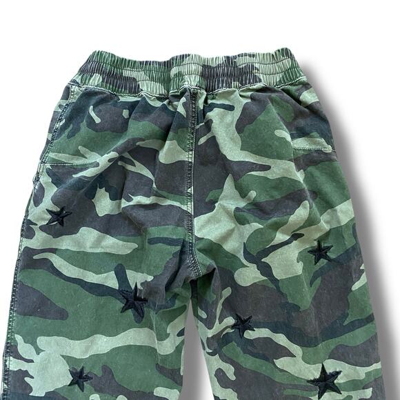 Driftwood Camo Print Star Embroidery Joggers Pants Sz S Cotton Pull On Grunge - Picture 6 of 11